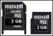 Maxell Mini SD flash card 2GB