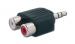 KRAMER AD-A35M/2RF Adapter stereo 3.5mm TO 2xRCA-F